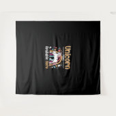 Unicorn Regenbogen - Einhornfahrten hier Tan Wandteppich (Vorderseite (Horizontal))