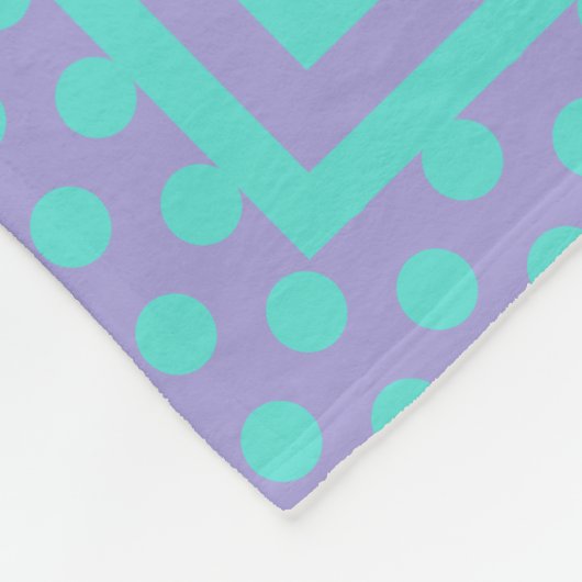 Unicorn-Regenbogen-lila aquamarines Fleecedecke (Ecke)