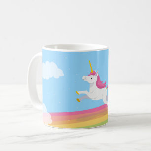 Unicorn-Regenbogen-Tasse Kaffeetasse