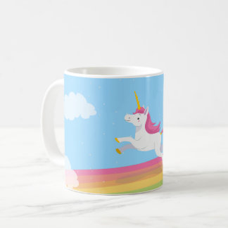 Unicorn-Regenbogen-Tasse Kaffeetasse