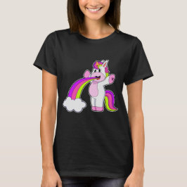 Unicorn-Regenbogenwolken T-Shirt