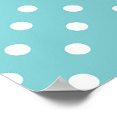 Unicorn Regenbogenwolken und Blume Little Dreamer Poster (Ecke)