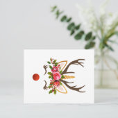 Unicorn Reindeer Antler / Weihnachten Blume (Stehend Vorderseite)