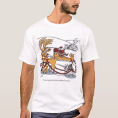 Unicorn Reindeer, weißer T - Shirt (Vorderseite)