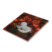 Unicorn Restatasy Fantasy Art Fliese (Seite)