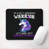 Unicorn-Rett-Syndrom Warrior Gift Rett Syndrom A Mousepad (Mit Mouse)