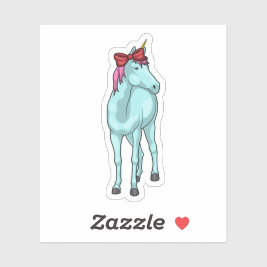 Unicorn Ribbon Aufkleber (Blatt)