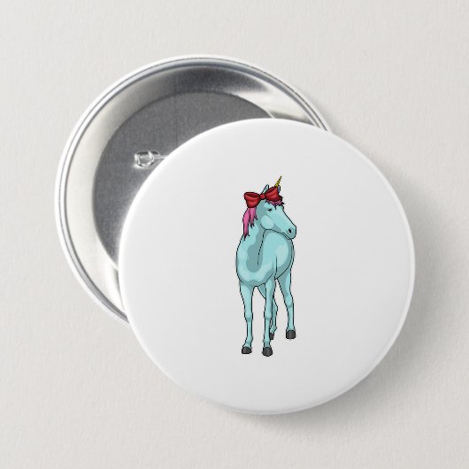 Unicorn Ribbon Button (Vorne & Hinten)