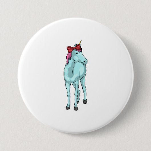 Unicorn Ribbon Button (Vorderseite)