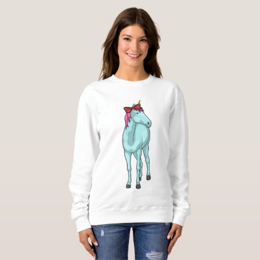Unicorn Ribbon Sweatshirt (Vorne ganz)