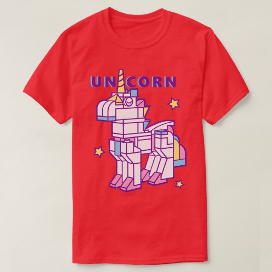 Unicorn Robot Classic T-Shirt (Design vorne)