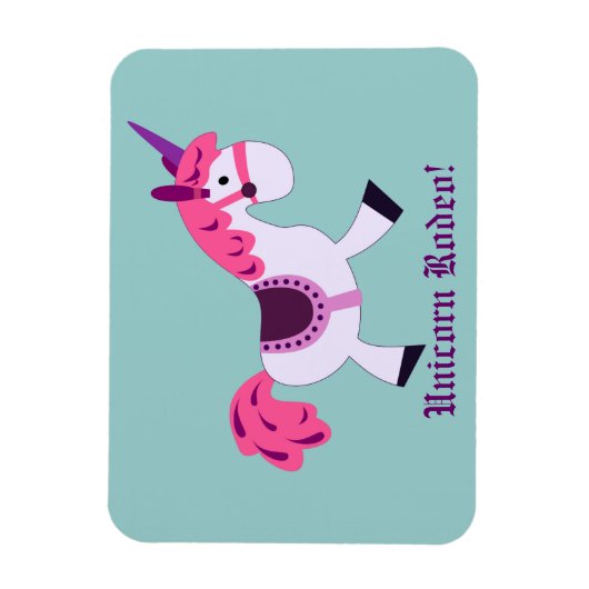 Unicorn Rodeo Magnet (Vertikal)