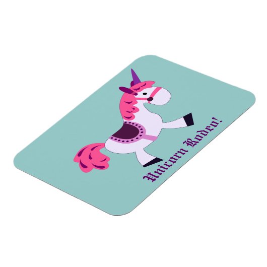 Unicorn Rodeo Magnet (Linke Seite)
