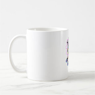 Unicorn Roller Skate Geburtstagsparty für Mädchen Kaffeetasse