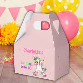 Unicorn Roller Skaten Rolling bis zum Geburtstag Geschenkschachtel