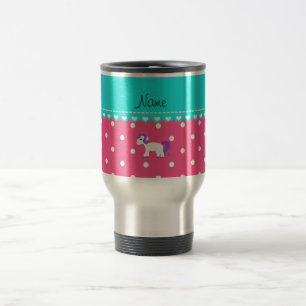 Unicorn-Rosas Haar des individuellen Namens kleine Reisebecher