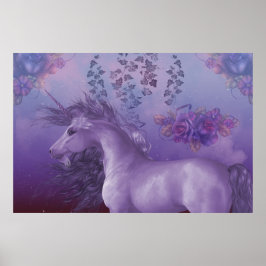 Unicorn Rose Herbst Poster