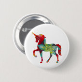 Unicorn Round Abzeichen Button (Vorne & Hinten)