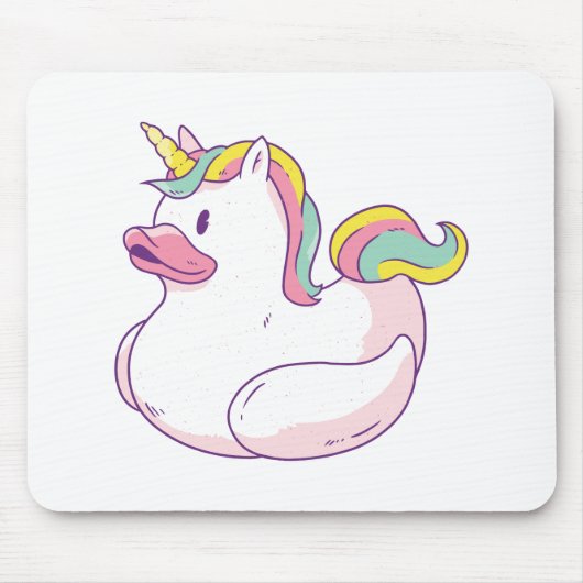 Unicorn Rubber Duck Mousepad (Vorne)