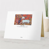 UNICORN Ruby, Happy Birthday Karte (Rückseite)