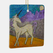 Unicorn Rückblick auf die Bergkette Keramikornament (Rechts)