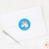 UNICORN RUNDER AUFKLEBER (Umschlag)