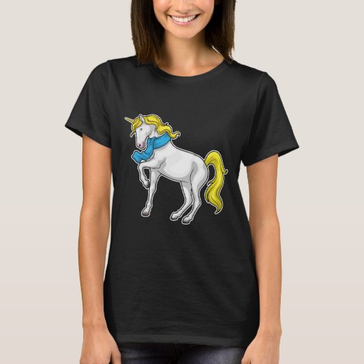 Unicorn Scarf T-Shirt (Vorderseite)
