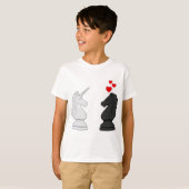 Unicorn Schach Knight T-Shirt (Vorne ganz)