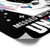 Unicorn- Schilddrüsenkrebs-Sensibilisierungskampag Poster (Ecke)