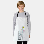 Unicorn Schürze (Getragen)