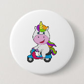 Unicorn Scooter Button (Vorderseite)