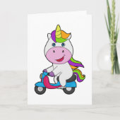 Unicorn Scooter Karte (Vorderseite)