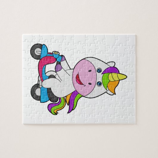 Unicorn Scooter Puzzle (Horizontal)