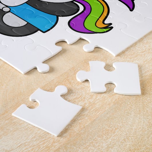 Unicorn Scooter Puzzle (Seite)