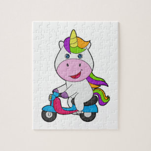 Unicorn Scooter Puzzle
