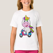 Unicorn Scooter T-Shirt (Vorderseite)