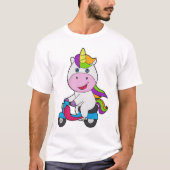 Unicorn Scooter T-Shirt (Vorderseite)