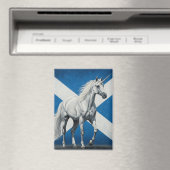 Unicorn Scotland Flag Magnet (In Situ (Geschirrspüler))