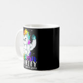 Unicorn Security Dont Mess With My Sister Funny Br Kaffeetasse (Vorderseite Links)
