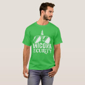 Unicorn Security Halloween Dad Mom - design T-Shirt (Vorne ganz)