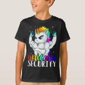 Unicorn Security Squad Muscle Tee Funny Dad Brothe (Vorderseite)