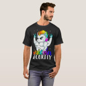 Unicorn Security Squad Muscle Tee Funny Dad Brothe (Vorne ganz)
