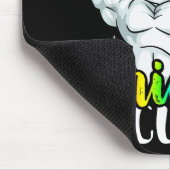 Unicorn Security Squad Muscle Tee Funny Dad Brothe Mousepad (Ecke)