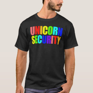 Unicorn Security Unicorn Halloween Vater Mama Unic T-Shirt