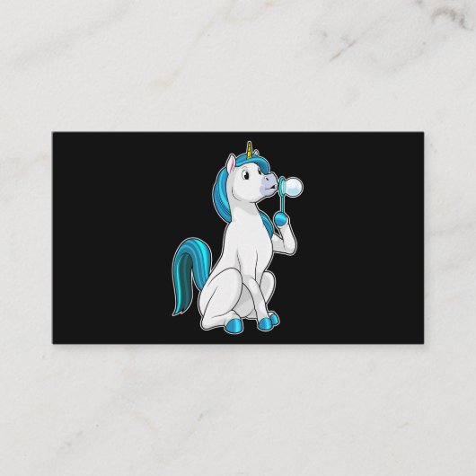 Unicorn-Seifenblasen Visitenkarte (Vorderseite)