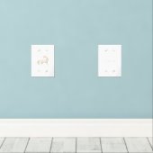 Unicorn Set für den benutzerdefinierten Namensdruc (Holzboden)