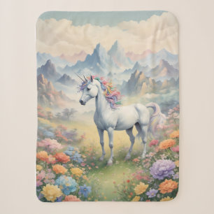 Unicorn Sherpa Blanket Sherpadecke