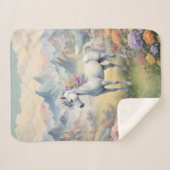 Unicorn Sherpa Blanket Sherpadecke (Vorderseite (Horizontal))