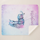 Unicorn Sherpa Blanket Sherpadecke (Vorderseite (Horizontal))