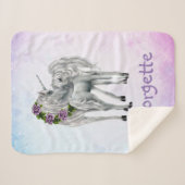 Unicorn Sherpa Blanket Sherpadecke (Vorderseite (Horizontal))